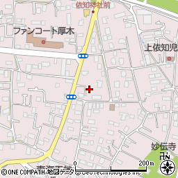 神奈川県厚木市上依知54周辺の地図