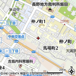 上馬場町自治会館周辺の地図