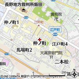 長野県飯田市仲ノ町305-6周辺の地図