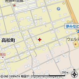 鳥取県境港市高松町166周辺の地図