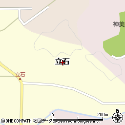 兵庫県豊岡市立石周辺の地図