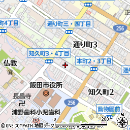 ワタヤ呉服店周辺の地図