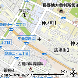 飯田馬場郵便局周辺の地図