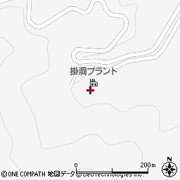 岐阜市役所　掛洞プラント周辺の地図