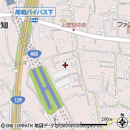 神奈川県厚木市上依知436-1周辺の地図