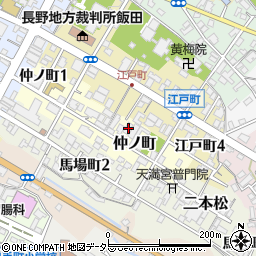 長野県飯田市仲ノ町305周辺の地図