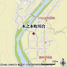 滋賀県長浜市木之本町川合197周辺の地図