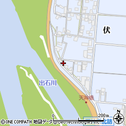 兵庫県豊岡市伏303周辺の地図