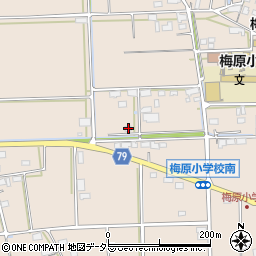 岐阜県山県市梅原1497周辺の地図