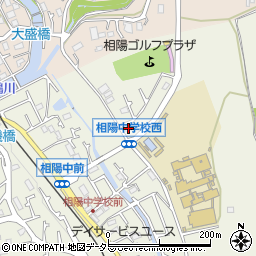 神奈川県相模原市南区磯部1524-2周辺の地図