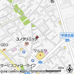 神奈川県愛甲郡愛川町中津3407-5周辺の地図