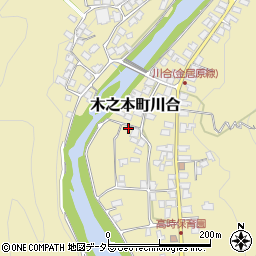 滋賀県長浜市木之本町川合242周辺の地図