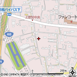 神奈川県厚木市上依知302-1周辺の地図