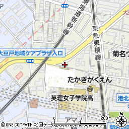 菊名アメニティー周辺の地図