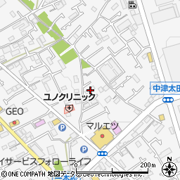 神奈川県愛甲郡愛川町中津3407-2周辺の地図