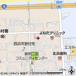鳥取県鳥取市気高町北浜3丁目121周辺の地図