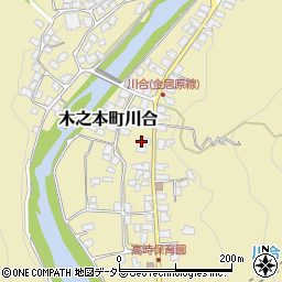 滋賀県長浜市木之本町川合271周辺の地図