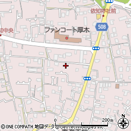 神奈川県厚木市上依知165-7周辺の地図