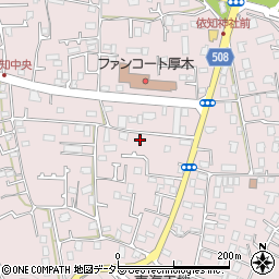 神奈川県厚木市上依知165周辺の地図