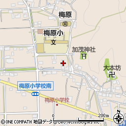 岐阜県山県市梅原1483-3周辺の地図