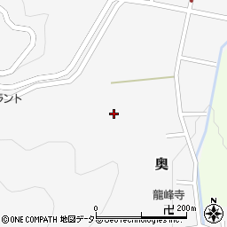 岐阜県岐阜市奥383周辺の地図