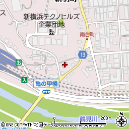 ローソン新横浜インター店周辺の地図