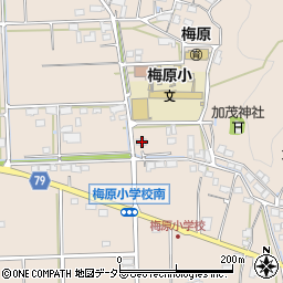 岐阜県山県市梅原1487周辺の地図