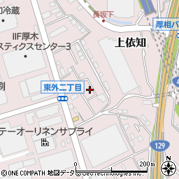 神奈川県厚木市上依知942-2周辺の地図