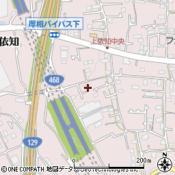 神奈川県厚木市上依知415-5周辺の地図