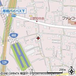 神奈川県厚木市上依知437周辺の地図