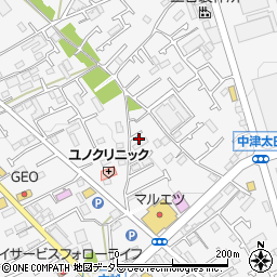 神奈川県愛甲郡愛川町中津3407周辺の地図