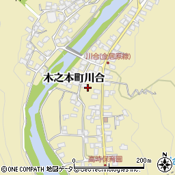 滋賀県長浜市木之本町川合269周辺の地図