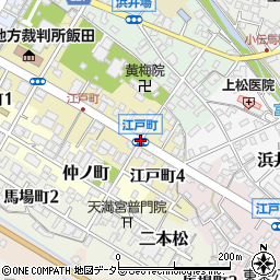 江戸町周辺の地図