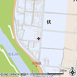 兵庫県豊岡市伏268周辺の地図