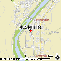 滋賀県長浜市木之本町川合249周辺の地図