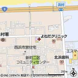 鳥取県鳥取市気高町北浜3丁目121-1周辺の地図