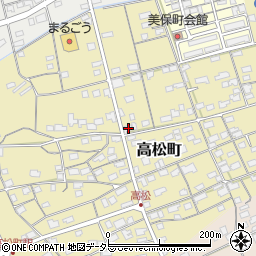 鳥取県境港市高松町1223周辺の地図