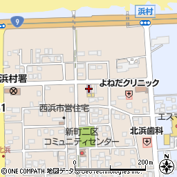鳥取市立気高図書館周辺の地図