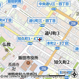 信濃毎日新聞株式会社飯田支社周辺の地図