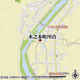 滋賀県長浜市木之本町川合248周辺の地図