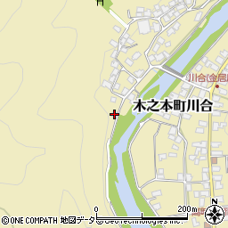 滋賀県長浜市木之本町川合1320周辺の地図