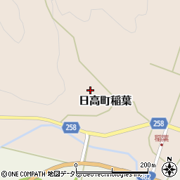 兵庫県豊岡市日高町稲葉165周辺の地図