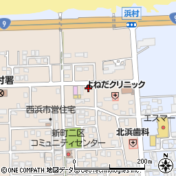 鳥取県鳥取市気高町北浜3丁目121-7周辺の地図