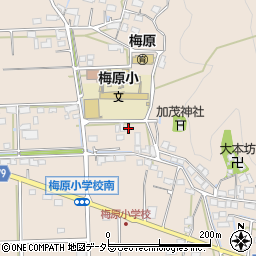 岐阜県山県市梅原1482周辺の地図