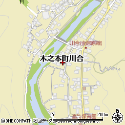 滋賀県長浜市木之本町川合252周辺の地図