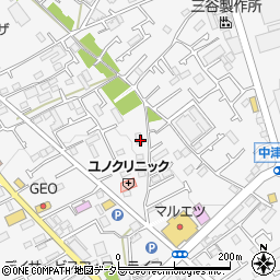 神奈川県愛甲郡愛川町中津824周辺の地図