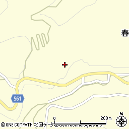 兵庫県美方郡新温泉町春来671-1周辺の地図