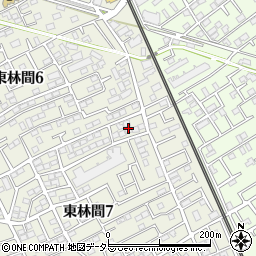 神奈川県相模原市南区東林間7丁目1周辺の地図