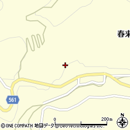 兵庫県美方郡新温泉町春来882-1周辺の地図