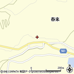 兵庫県美方郡新温泉町春来969周辺の地図